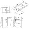 ROCK 30 sa sifonom CONCRETE G81 - Slika 2