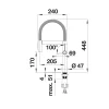 BLANCO CULINA-S II Mini saten dark steel - Slika 3