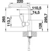 BLANCO LANORA-S inox massive nizak pritisak - Slika 4