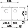 BLANCO PLEON 6 Split silgranit - Slika 5