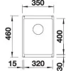 BLANCO SUBLINE 320-U silgranit - Slika 4