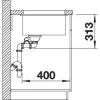 BLANCO SUBLINE 340/160-U kafa - Slika 9