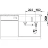 BLANCO SUBLINE 430/270-U silgranit - Slika 5