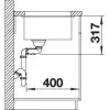 BLANCO SUBLINE 430/270-U silgranit - Slika 6