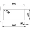 BLANCO SUBLINE 800-U silgranit - Slika 4