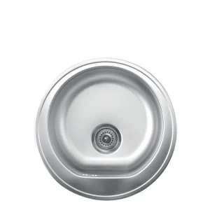 Metalac inox sudopera usadna okrugla Venera E510 F9 polirana (bez otv. za bateriju)
