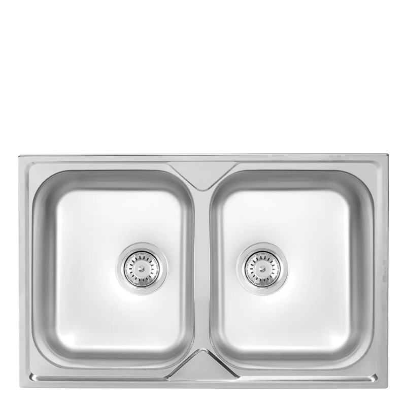 Metalac inox usadna sudopera Nera Praktik 2D Ø90