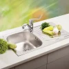 Metalac inox usadna sudopera Luna Flex 1D Ø90 - Slika 3