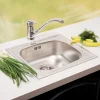 Metalac inox usadna sudopera Quadro ø60 - Slika 3