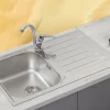 Metalac inox usadna sudopera Nera Praktik 1D ø90 - Slika 3